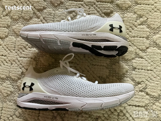 $129 Under Armour HOVR Sonic 4 – мъжки маратонки за бягане, бели, размер EU 46 / UK 11 / US 12