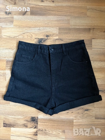 Черни къси дънкови паталонки, Cropp