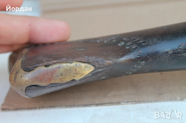 Стар кремъчен пистолет ''тромболон'', снимка 9 - Антикварни и старинни предмети - 51407934