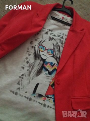 СТРАХОТНА блуза с фейс-принт в бохо-стил, снимка 7 - Тениски - 45555353