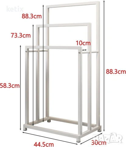 Свободностояща поставка за кърпи, снимка 5 - Други стоки за дома - 53637105