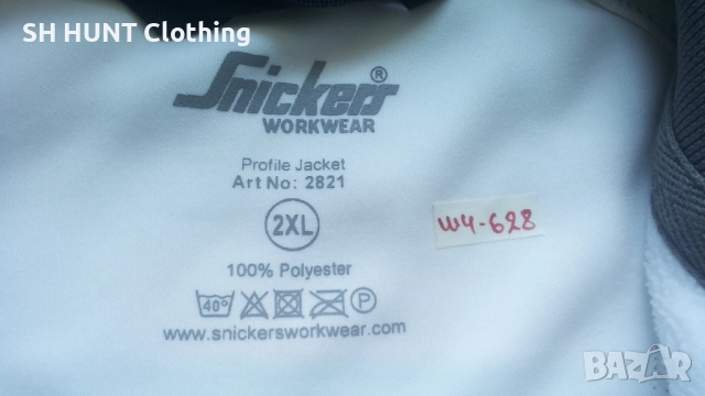Snickers 2821 Work Fleece Jacket размер 2-3XL работна горница W4-628, снимка 10 - Якета - 51982091
