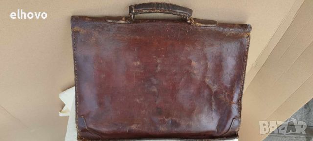 Стара кожена чанта#1, снимка 9 - Антикварни и старинни предмети - 46371547