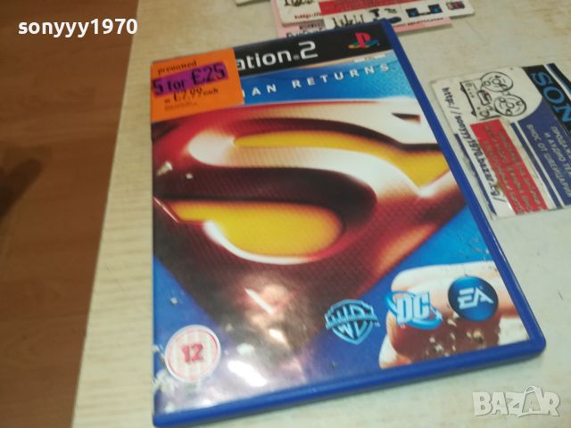 SUPERMAN RETURNS-SONY PS2 GAME 0707241500, снимка 1 - Игри за PlayStation - 46501188