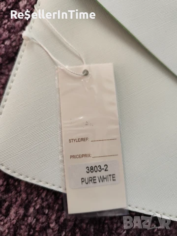 Нова чанта/ клъч David Jones  в бяло , снимка 6 - Чанти - 50749449