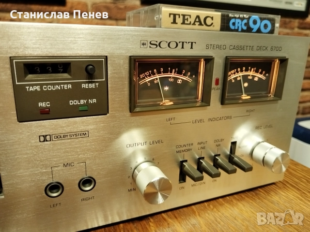 H. H. Scott 670D Stereo Cassette Deck, снимка 4 - Декове - 52551800