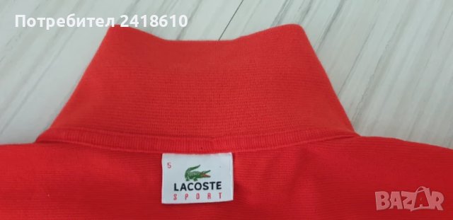 Lacoste Sport Pique Cotton Mens Size 5 - L ОРИГИНАЛ! Мъжка Тениска!, снимка 12 - Тениски - 50938187