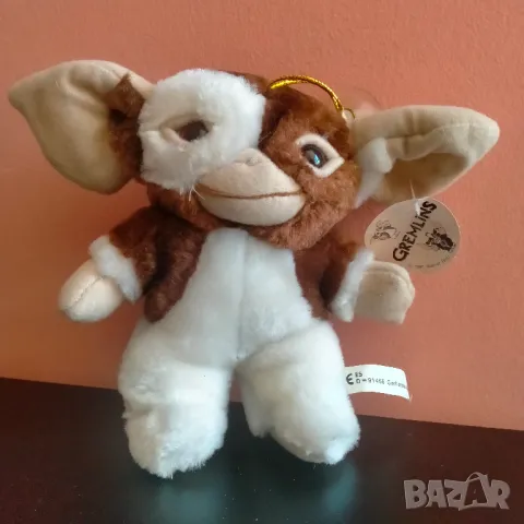 Плюшена играчка Gizmo Gremlins Warner Bros 1997 16 см Ново !, снимка 2 - Колекции - 47736337