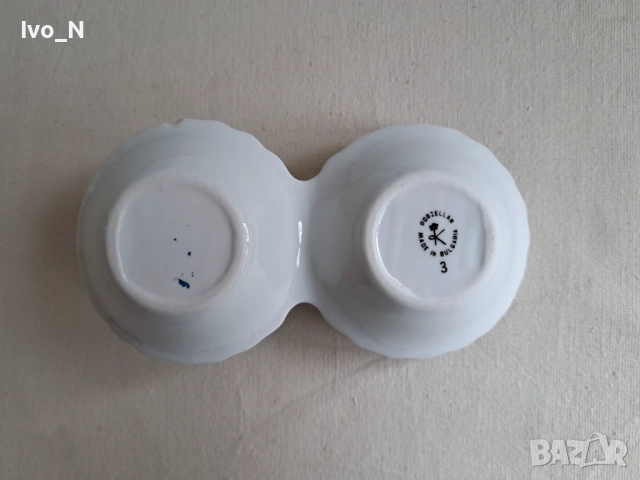 Българска порцеланова солница., снимка 4 - Други - 53682744