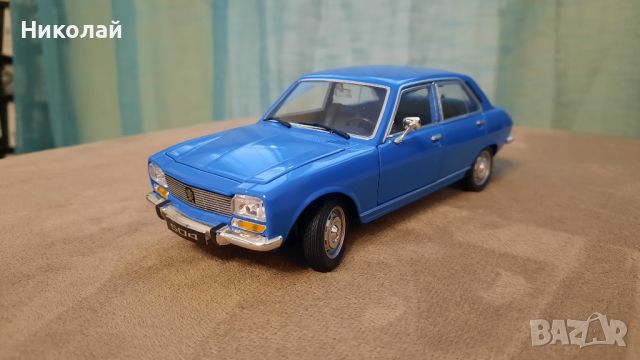 1975 Peugeot 504 1:24 Welly Diecast Колекционерски модел количка, снимка 4 - Колекции - 45092358