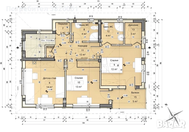 Ракитника - къщи с по 3 спални и 2 паркоместа, снимка 7 - Къщи - 53148812