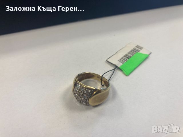 Дамски златен пръстен 5,42гр. размер 55, снимка 2 - Пръстени - 45113811