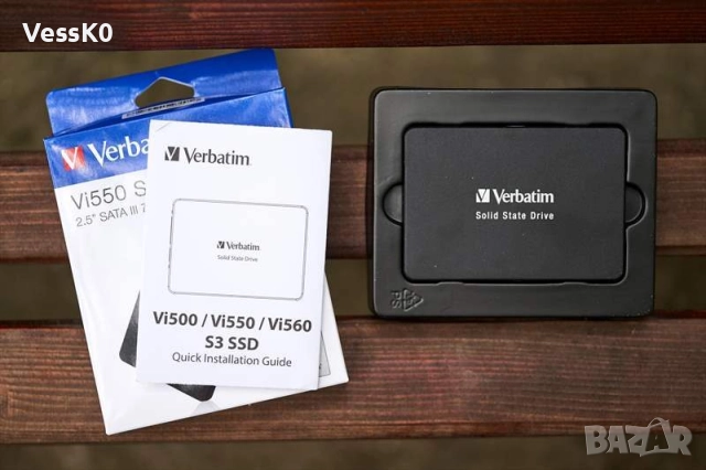 Verbatim Vi550 S3 128GB 2.5'' SATA III SSD, снимка 2 - Твърди дискове - 52939360