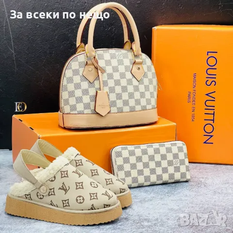 Дамски пантофи Louis Vuitton Код D1497, снимка 10 - Пантофи - 48315027