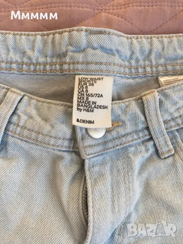 Дънкови панталонки H&M M, снимка 3 - Къси панталони и бермуди - 47326293