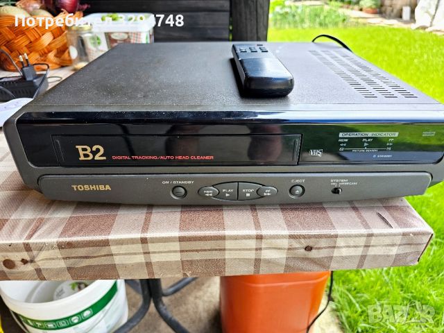 Видео Toshiba VHS B2, снимка 2 - Плейъри, домашно кино, прожектори - 45967909
