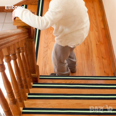 Противоплъзгаща флуоресцентна лента 5 м x 5 см , снимка 4 - Други стоки за дома - 54219567