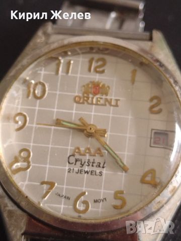 Унисекс часовник ORIENT AAA CRISTAL 21 JEWELS JAPAN MOVT красив стилен 44897, снимка 2 - Дамски - 45382188