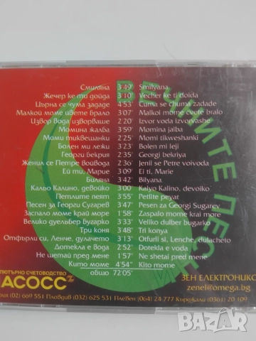 Любка Рондова – Смиляна - оригинален диск българска фолклорна музика, снимка 2 - CD дискове - 51609183