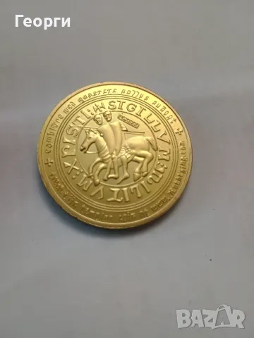 Тамплиерска монета, снимка 4 - Нумизматика и бонистика - 50098673