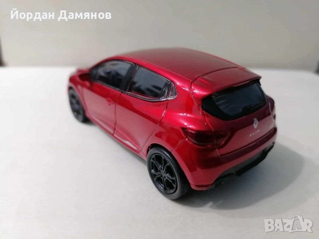 Рено Клио РС в мащав 1:34 , снимка 5 - Колекции - 52576176