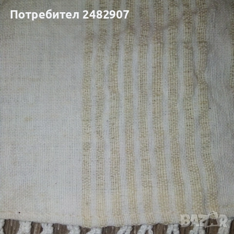 Ленен чаршаф с дантела, снимка 4 - Спално бельо - 52225394