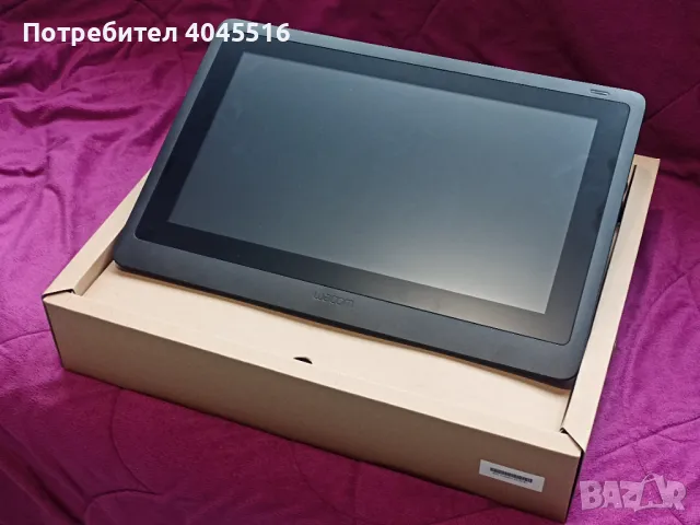 Графичен таблет Wacom Cintiq 16, черен, снимка 1 - Таблети - 48043360