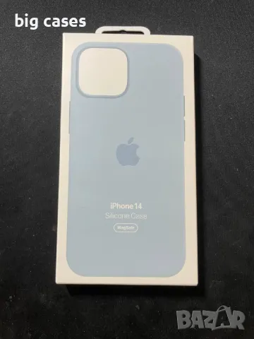 оригинален калъф за iPhone 14 син, снимка 3 - Калъфи, кейсове - 46847519