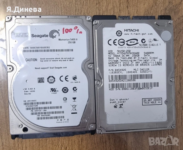 Хард дискове 250 gb 
