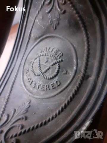 Стара английска ютия с комин, снимка 5 - Антикварни и старинни предмети - 52280953