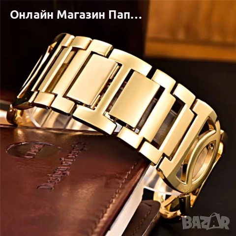 Дамски часовник XINEW 6438 – Луксозна гривна, злато и сребро, снимка 5 - Дамски - 52349121