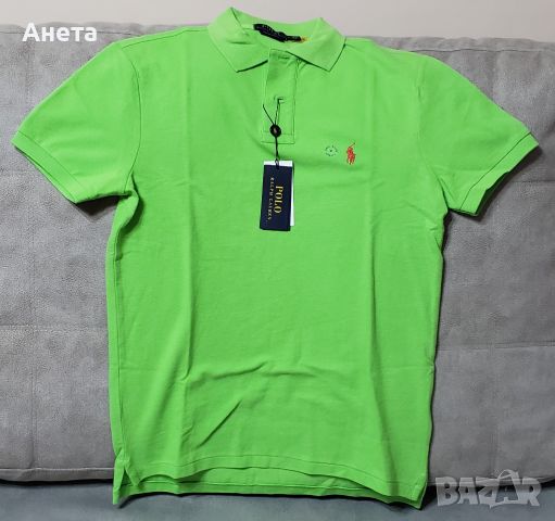 Нова оригинална фланелка Polo Ralph Lauren, custom slim fit – 100%  памук, снимка 2 - Тениски - 45120597