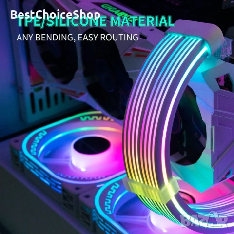 Sirlyr PC ARGB кабели 2 x 8 пинови удължителни кабели за захранване на графична карта, снимка 8 - Кабели и адаптери - 53398232