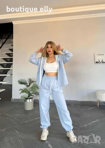 дамски екип в синьо и черно, снимка 4 - Спортни екипи - 52001497