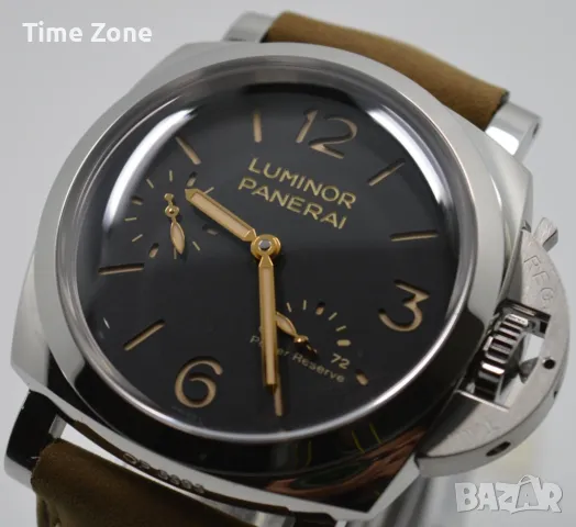 Panerai Luminor 1950 3 Days Power Reserve 47mm Steel Black Dial Различни Варианти, снимка 5 - Мъжки - 48007794