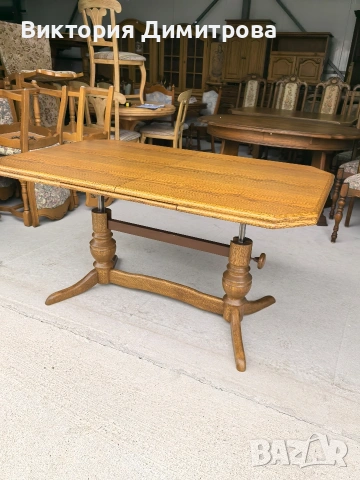 Разтегателна Маса с повдигащ механизъм , снимка 8 - Маси - 53583894