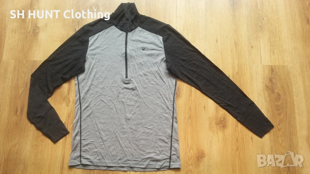 NORRONA Wool Zip Neck 89% Merino Wool размер M термо блуза 89% Мерино вълна - 2475