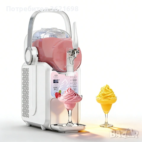 Мини машина за сладолед и скрежина, 2.5 литра, нова, снимка 18 - Обзавеждане за заведение - 54136293