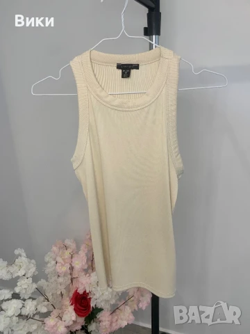 Дамски потник в бежово в размер М, подходящ е и за S, снимка 2 - Потници - 50663546