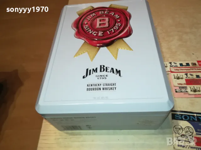 jim beam-голяма метална кутия за колекция 0412241604, снимка 4 - Колекции - 48224223