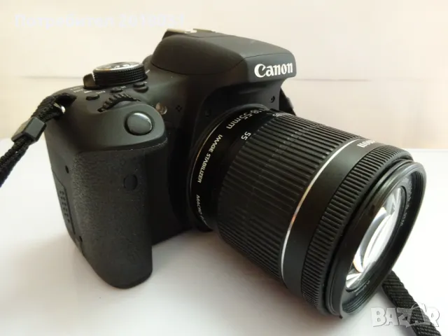 Нов Canon 750D (24 МР, Wi-Fi)+18-55mm (само 330 кадъра)– made in Japan, снимка 3 - Фотоапарати - 48354975