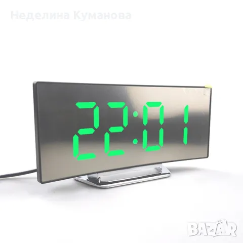 🧨 LED ЦИФРОВ ЧАСОВНИК - ОГЛЕДАЛЕН, снимка 1 - Други - 37693755