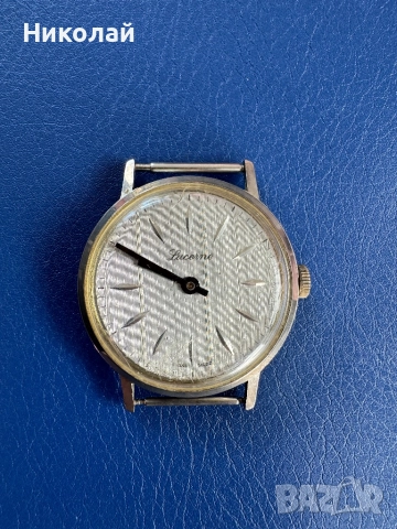 LUCERNE-SWISS MADE /МЕХАНИЧЕН ЧАСОВНИК, снимка 2 - Мъжки - 52229869