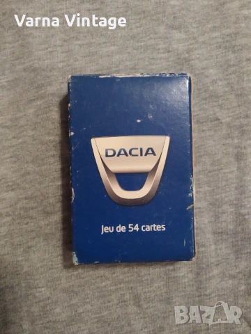 Колекционерски карти DACIA. ЗАПЕЧАТАНИ. Франция.