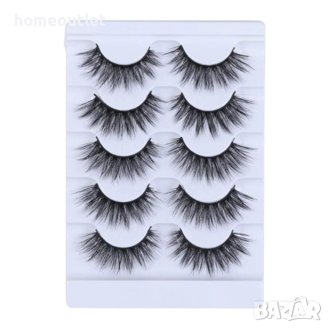 ПРОМОЦИЯ Комплект за удължаване на мигли с апликатор FANDI 3D FASHION EYELASHES (X5) X0017ORC3T, снимка 3 - Други - 51652998
