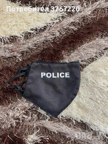 Предпазна маска за лице - “Police”, снимка 2 - Други - 50152109