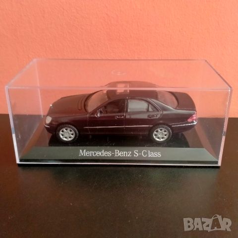 Колекционерска количка Mercedes-Benz S Сlass Maisto 1/43, снимка 2 - Колекции - 46128914