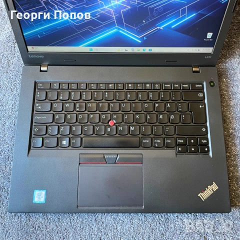 ThinkPad L470 Lenovo - i5-6300u, 8GB RAM DDR4, 256GB NVMe SSD PCIe M.2, снимка 3 - Лаптопи за работа - 53072267