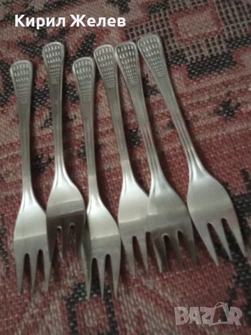 Български вилици 6 броя 53740, снимка 5 - Прибори за хранене, готвене и сервиране - 53434748