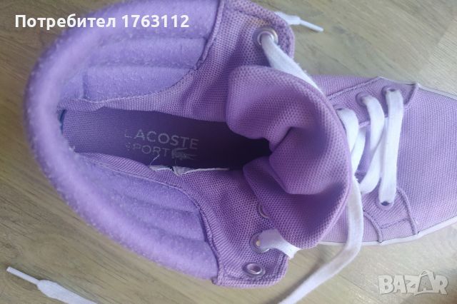 Lacoste дамски кецове, 38 номер , снимка 4 - Кецове - 46306783